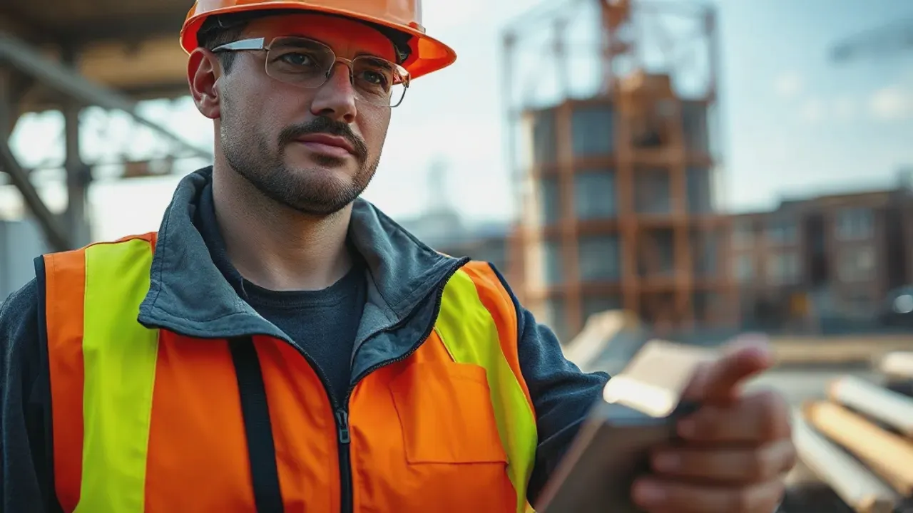 A professional carrying out Bolton construction projects near Manchester