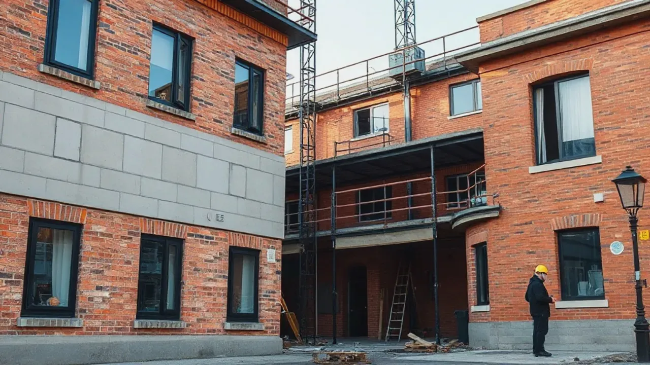 The building and ground relevant to Chorlton building projects in Manchester